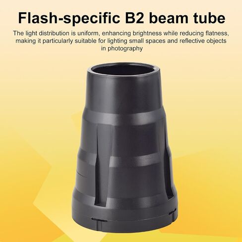Mount Optical Conical Snoot Spotlight Kit, Cone Shaped Snoot for Photography, Black ABS Light Modifier with Universal Mount for B1 B1X B2 Flashes, Creates Sharp Shadows in Kuwait
