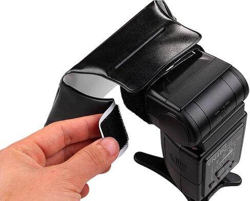 Portable Flashing Diffuser for DSLR Photography Soften Harsh Light Reflective Panel Easy Installation Lightweight ABS in Kuwait