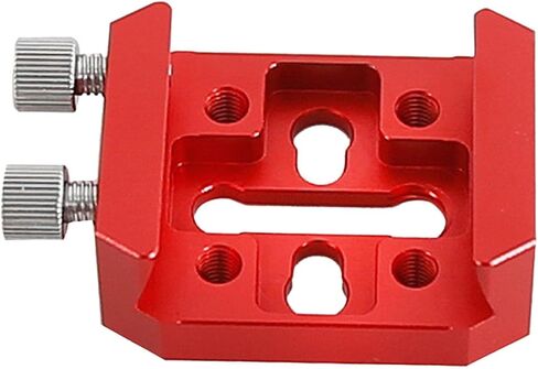 Vixen Dovetail Saddle Clamp, 55mm Metal Mounting Plate with 1/4" and 3/8" Threads for Telescope Guide Scope and Camera Mounting in Kuwait