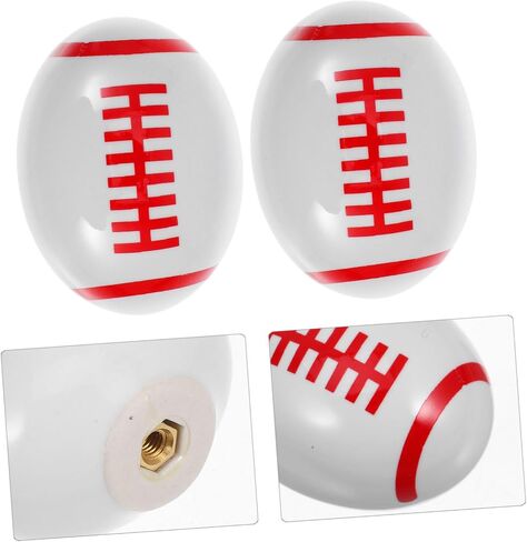 2pcs Cute Rugby Ceramic Drawer Pulls for Boy Girl Room Adorable Cartoon Single Hole Handles for Dresser and Cabinet Unique Sports Drawer Knobs for Boy Girl Furniture in Kuwait