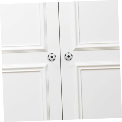 8pcs Soccer Drawer Pulls Fun Football Knobs for Boy Girl Rooms Creative Anti-Collision Design for Dressers Cabinets and Wardrobes Safe and Playful Home Decor in Kuwait