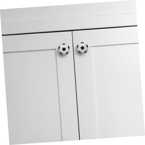 8pcs Soccer Drawer Pulls Fun Football Knobs for Boy Girl Rooms Creative Anti-Collision Design for Dressers Cabinets and Wardrobes Safe and Playful Home Decor in Kuwait