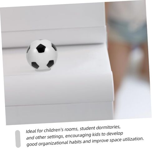 8pcs Soccer Drawer Pulls Fun Football Knobs for Boy Girl Rooms Creative Anti-Collision Design for Dressers Cabinets and Wardrobes Safe and Playful Home Decor in Kuwait