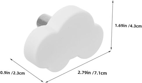 6pcs Boys and Girls Cartoon Door Knobs Soft Rubber Cloud Drawer Pulls for Boy Girl Rooms Cute Cabinet Knobs for Dressers Closets and Kitchens in Kuwait
