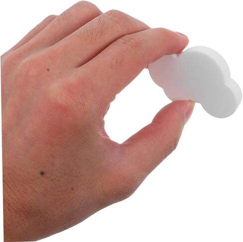 6pcs Boys and Girls Cartoon Door Knobs Soft Rubber Cloud Drawer Pulls for Boy Girl Rooms Cute Cabinet Knobs for Dressers Closets and Kitchens in Kuwait