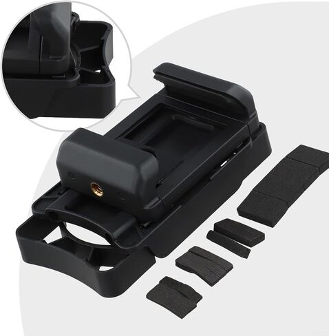 Telescope Phone Adapter for 23-50mm Eyepieces, Smartphone Mount for Binoculars Monocular Microscope Spotting for scope, Adjustable 66-95mm Clip with EVA Spacers for Astronomy Nature Observation in Kuwait