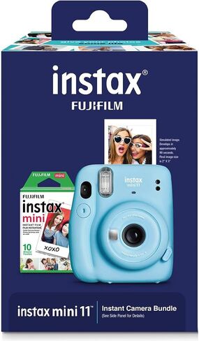 Fujifilm Instax Mini 11 2021 Bundle - Blue in Kuwait