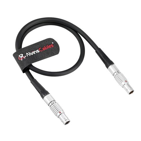 Alvin's Cables 2 Pin Male to 3 Pin Male Power Cable for Teradek MDR.S Receiver, for ARRI Alexa, Z Cam E2, 45CM| 18inches in Kuwait