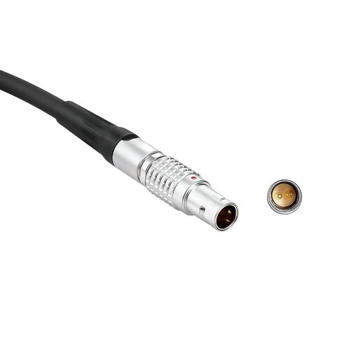 Alvin's Cables 2 Pin Male to 3 Pin Male Power Cable for Teradek MDR.S Receiver, for ARRI Alexa, Z Cam E2, 45CM| 18inches in Kuwait