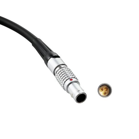 Alvin's Cables 2 Pin Male to 3 Pin Male Power Cable for Teradek MDR.S Receiver, for ARRI Alexa, Z Cam E2, 45CM| 18inches in Kuwait