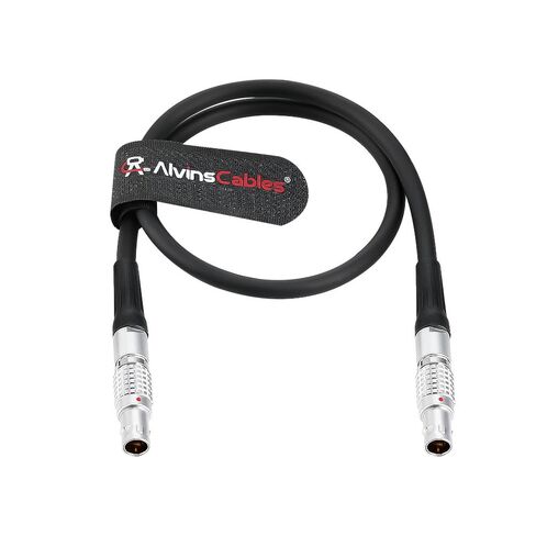 Alvin's Cables 2 Pin Male to 3 Pin Male Power Cable for Teradek MDR.S Receiver, for ARRI Alexa, Z Cam E2, 45CM| 18inches in Kuwait
