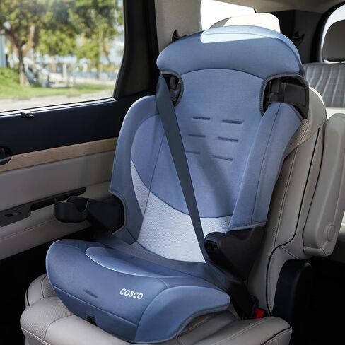 Cosco Kids Finale DX 2-in-1 Booster Car Seat, Forward Facing Toddler Car Seat (40-65 lbs) and Belt Positioning High Back Booster (40-100 lbs), Dusk in Kuwait