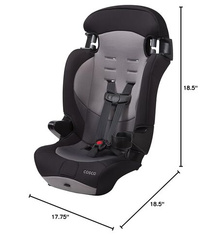 Cosco Kids Finale DX 2-in-1 Booster Car Seat, Forward Facing Toddler Car Seat (40-65 lbs) and Belt Positioning High Back Booster (40-100 lbs), Dusk in Kuwait