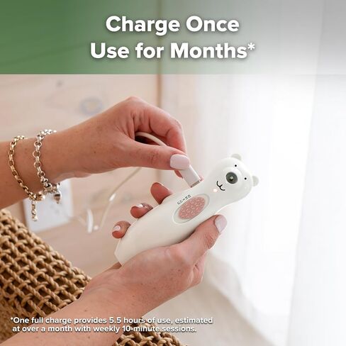 haakaa Rechargeable Baby Nail File, Electric Trimmer with LED Light | Baby Nail Trimmer with Safety Control, Quiet Motor, 6 Replacement Heads and Charging Cable for Fingernail and Toenail Care in Kuwait