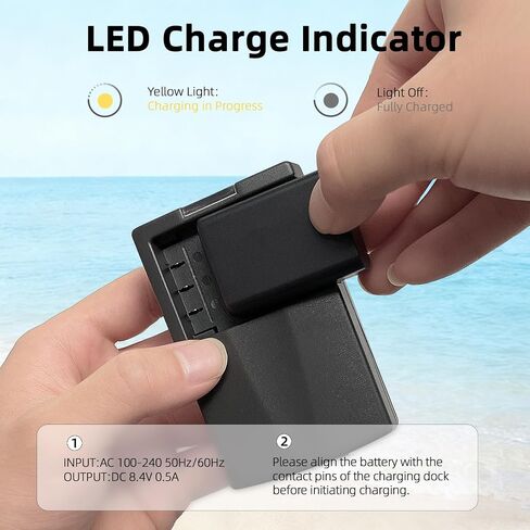 NB-2L NB-2LH Battery Charger Compatible with Canon EOS Rebel XT XTi PowerShot G7 G9 S80 S70 S60 S50 S45 S40 S30 DC420 DC410 EOS 400D 350D VIXIA HF R10 Elura 40 50 60 Digital Cameras in Kuwait