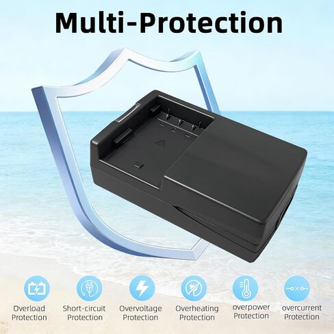 NB-2L NB-2LH Battery Charger Compatible with Canon EOS Rebel XT XTi PowerShot G7 G9 S80 S70 S60 S50 S45 S40 S30 DC420 DC410 EOS 400D 350D VIXIA HF R10 Elura 40 50 60 Digital Cameras in Kuwait