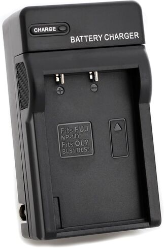 Norifon BLS-1 Wall Charger for Olympus E-400, E-420, E-450, E-600 | Compaitble with Olympus E-620, E-M10, E-P1, E-P2, E-P3, E-PL1, E-PL2, E-PL3, E-PL5, E-PL6, E-PL7, E-PM1 with Foldable Plug in Kuwait