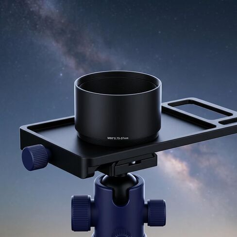 Astronomy Extension Tube 10mm, M68x0.75 Telescope Photo Adapter for Astrophotography, Aluminum Alloy for Secure Attachment in Kuwait