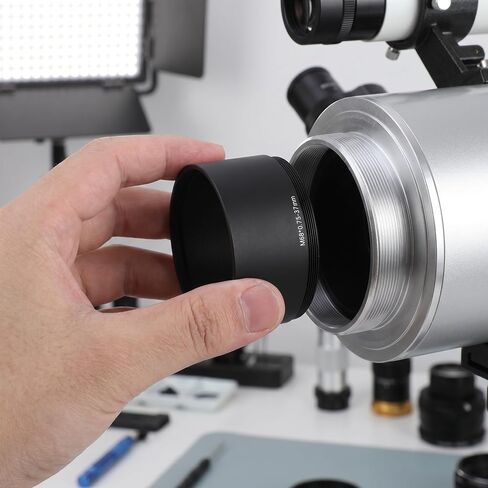 Astronomy Extension Tube 10mm, M68x0.75 Telescope Photo Adapter for Astrophotography, Aluminum Alloy for Secure Attachment in Kuwait