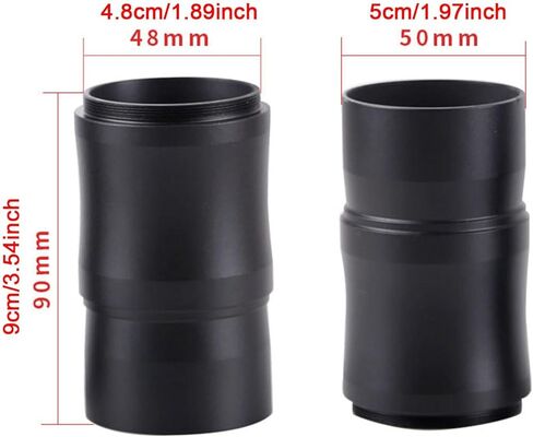 Telescope Extension Tube Adapter Kit with 2In to Adapter Camera Extension Sleeve Metal Construction Thread Suitable for Imaging in Kuwait