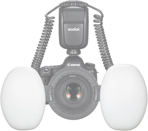 Godox MF-DD Diffuser for Godox MF-T76 Macro Twin Lite Flash (2-Pack) in Kuwait