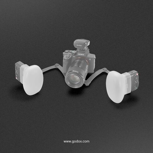 Godox MF-DD Diffuser for Godox MF-T76 Macro Twin Lite Flash (2-Pack) in Kuwait