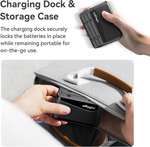 Coyktonty Battery Charger Set for Insta360 X5,Simultaneous Charging of Three Batteries (Charger) in Kuwait