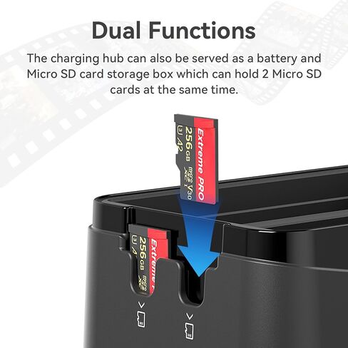 Coyktonty Battery Charger Set for Insta360 X5,Simultaneous Charging of Three Batteries (Charger) in Kuwait