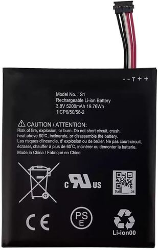 New Replacement Battery S1 for Ring Video Doorbell 2nd Generation -5 Pin Version Only in Kuwait