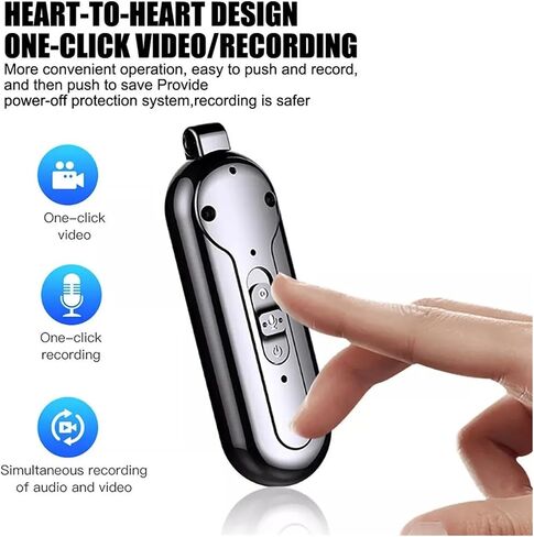 Full HD Mini Wearable Necklace Camera Portable Video & Audio Voice Recording Small Body Recorder in Kuwait