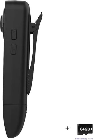 1080P Clip-On Lightweight Body Camera with Motion Detection, Night Vision and 6 Hours Long Battery Life in Kuwait