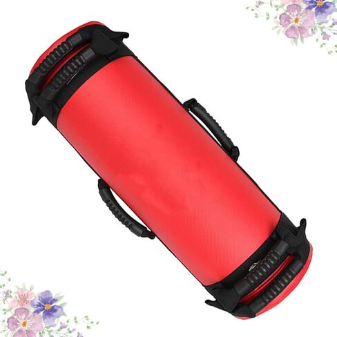 ERINGOGO Heavy Duty Fitness Sandbag for Home Gym and Cross-Training, Machine-Washable Leather Weighted Bag with Storage Pouch, 5kg Exercise Sandbag for Strength Training in Kuwait