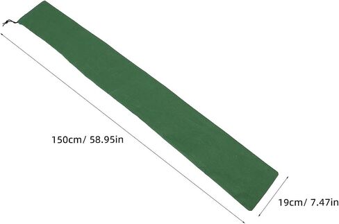 2pcs Long Canvas Flood Sandbags for Door and Elevator with Waterproof Protection and Tear Resistance, Reusable Flat Sandbags for Flood Control and Driveway Water Barrier in Kuwait