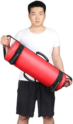 Kg Leather Weighted Sandbag with Multiple Gripping Options and No Sand Leakage for Home Gym and Cross-Training Workouts with Storage Pouch in Kuwait