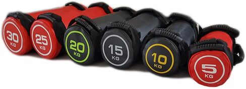 Kg Leather Weighted Sandbag with Multiple Gripping Options and No Sand Leakage for Home Gym and Cross-Training Workouts with Storage Pouch in Kuwait