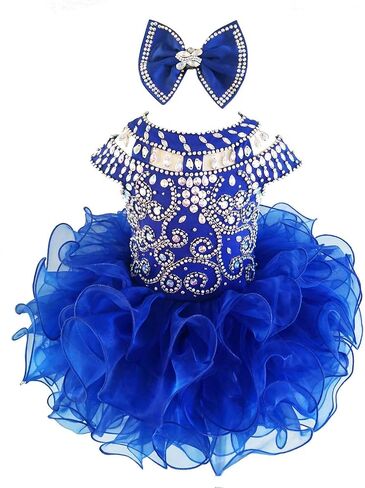 Jenniferwu Infant Toddler Baby Newborn Little Girl's Pageant Party Birthday Dress G225 in Kuwait