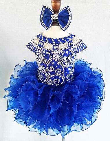 Jenniferwu Infant Toddler Baby Newborn Little Girl's Pageant Party Birthday Dress G225 in Kuwait