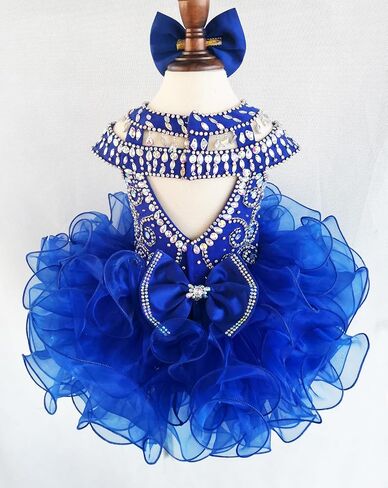 Jenniferwu Infant Toddler Baby Newborn Little Girl's Pageant Party Birthday Dress G225 in Kuwait