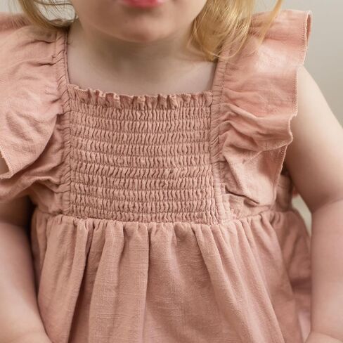 Burt's Bees Baby Baby Girls' Dress and Pantie Set, Infant & Toddler, Short & Long-Sleeve, 100% Organic Cotton in Kuwait