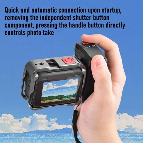 LICAEVEY Quick Release Bluetooth Camera Grip for Ace Pro 2/X5, Magnetic Detachable Handle with Remote Shutter, Long Battery Life & Expansion Cold Shoe Mount in Kuwait