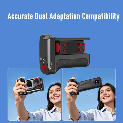 LICAEVEY Quick Release Bluetooth Camera Grip for Ace Pro 2/X5, Magnetic Detachable Handle with Remote Shutter, Long Battery Life & Expansion Cold Shoe Mount in Kuwait