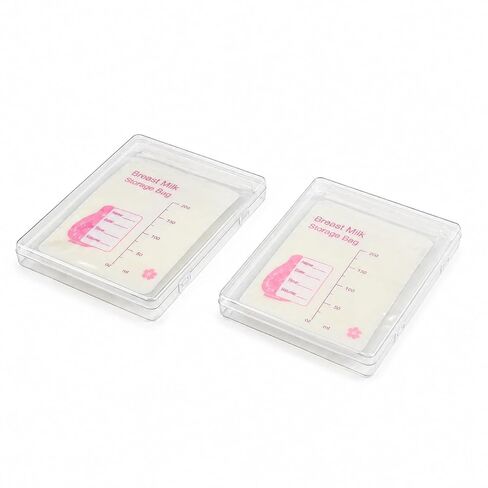 Breast Milk Storage, Space Saving Breast Milk Freeze Flat, Freeze Flat Breastmilk Storage, Breast Milk Freezer Storage Organizer, Breastmilk Freezer Organizer (7.48 x 5.11 x 0.67 in, 2, Pack) in Kuwait