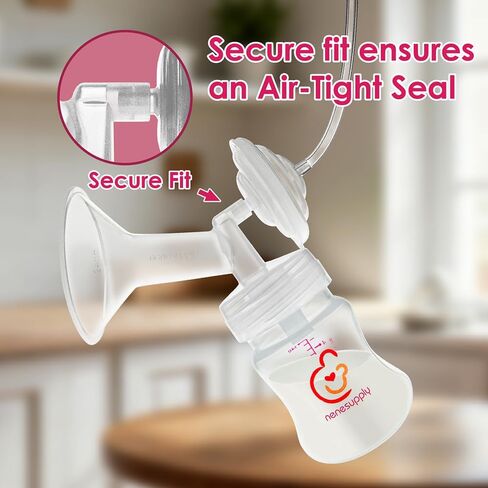 Nenesupply 24mm Flange Pump Parts Compatible w Spectra S2 S1 Breast Pumps Replacement Kit for Spectra Pump Parts S2 Parts S2 Accessories Inc Flange Duckbill Valve Backflow Protector in Kuwait