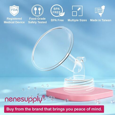 Nenesupply 24mm Flange Pump Parts Compatible w Spectra S2 S1 Breast Pumps Replacement Kit for Spectra Pump Parts S2 Parts S2 Accessories Inc Flange Duckbill Valve Backflow Protector in Kuwait