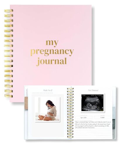 Lamare Pregnancy Journal for First Time Moms 2026 – Pregnancy Scarpbook | Hardcover Pregnancy Planner & Diary – Pregnancy Gift for First Time Moms in Kuwait