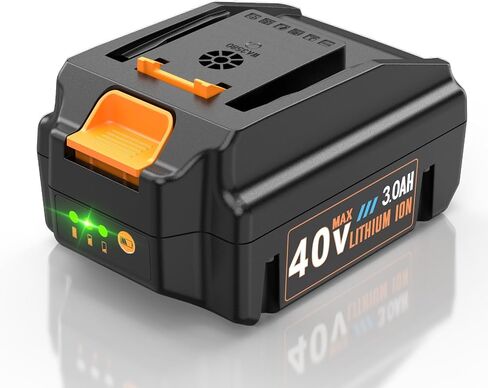 PENGJBATTER 40V 3Ah Replace Battery for Worx 40V Battery WA3580 - Compatible with Worx 40 Volt Cordless Tools WG180 WG280 WG380 WG580 & Charger WA3747 WA3877 (Not Fit 2x20V Tools & Nitro Series WG185) in Kuwait