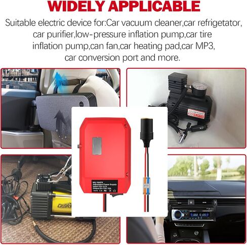 for Milwaukee M18 to 12V Step Down Converter, 18V to 12V Step Down Converter Power Adapter, Overload Protect, for Milwaukee Voltage Regulator Adapter for Lights, Fans, Refrigerator,Car Devices in Kuwait