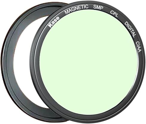 Kase Wolverine Magnetic CPL Polarizer Filter for Sony RX100 Series Camera | Polarizing Filter with Adapter for Sony ZV-1 RX100 VII VI V IV III II, for Ricoh GR II III, Shockproof Optical Glass in Kuwait