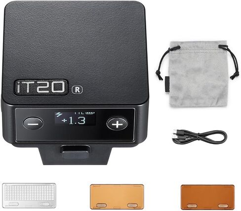 GODOX iT20R TTL Camera Speedlite 700 Flashes, 1.5-Second Recharge time, 1/8000s HSS Camera Flash with Magnetic Diffusers and Color Filters for Ricoh GRIII/IIIX/IIIX HDF (Black) in Kuwait
