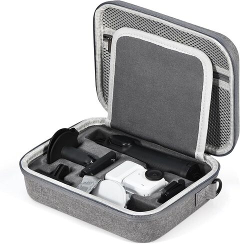 Carrying Case for Insta360 Go Ultra Creator Bundle, Large Capacity Storage Bag Portable Travel Organizer Protective Cover with Shoulder Strap for Go Ultra Camera Accessories in Saudi Arabia